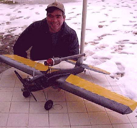 Dynajet powered stunt model