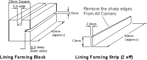 dimensioned sketch of keyblock